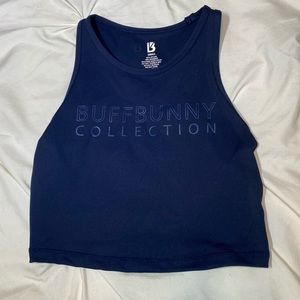 BuffBunny Aurora crop top Navy size small